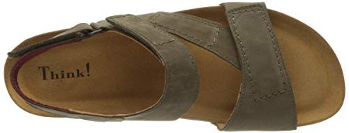 THINK! WOLFI, Sandali Uomo, 7000 Oliva, 39 EU
