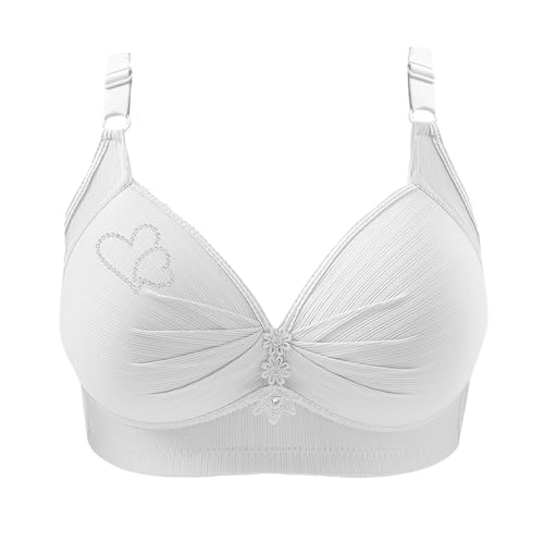 Sujetadores push up de alambre para mujer con tirantes ajustables para los hombros, sostén de soporte completo para pechos caídos, cómodos, cómodos, para uso diario, cómodos, bralettes de encaje