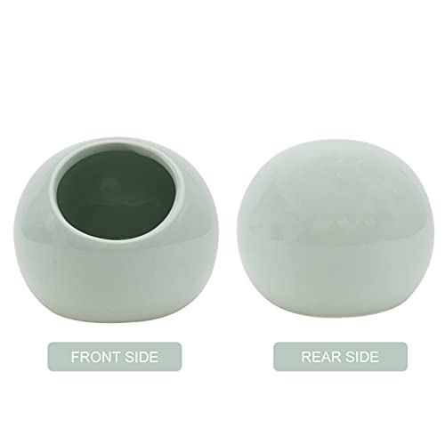 VILLCASE Esconderijo De Cerâmica De Hamster Pequeno Animal De Banho De Bicho De Cerâmica Ninho De Re