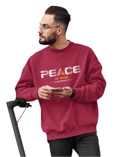 Image of Men Regular Fit Crew-Neck Sweatshirt