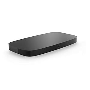 Sonos Playbase WLAN Soundbase, schwarz – Fernsehlautsprecher mit kraftvollem Sound für Heimkino & Musikstreaming – Erweiterbarer WLAN Speaker mit Airplay