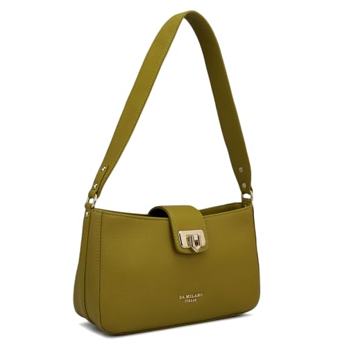Image of Da Milano Small Leather Shoulder Bag (LB-OR-3023)