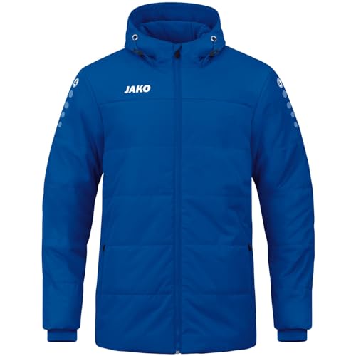 JAKO - Veste D'Entraîneur D'Équipe à Capuche, Mixte, Royal, M