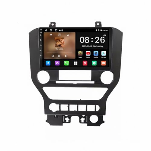 Radio multimedia con GPS y Bluetooth para actualizar el Ford Mustang 15-19