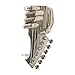 Men Women Fashion Belt Buckle Silver Metal Hand Playing Music Band Guitar Skull z071