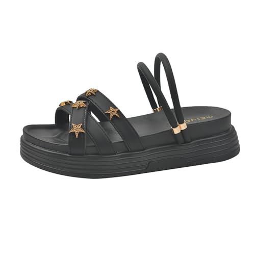 Womens Sandals Women's summer two-wear sandals fairy-style flat shoes student Roman shoes ins trendy sandals2