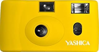 YASHICA MF-1 Snapshot Art 35mm Film Camera Set (Yellow)
