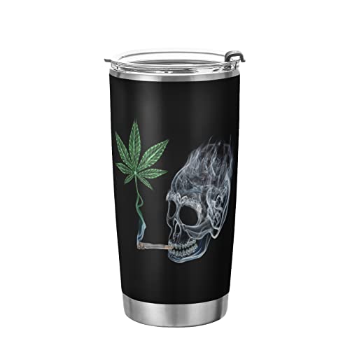 Vaso con tapa y popote, sin BPA, con aislamiento al vacío, de 20 onzas, de acero inoxidable, doble pared, para viaje, de acero inoxidable, con doble pared, para fumar Cover