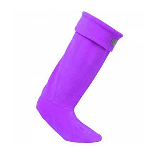 Regatta - Calcetines térmicos de polar para botas de agua colección Great Outdoors para mujer (Mediana (M)) (Grosella negra)