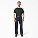 Dickies Mens Loose Fit Double Knee Twill Work Utility Pants, Dark Navy, 32W x 32L US
