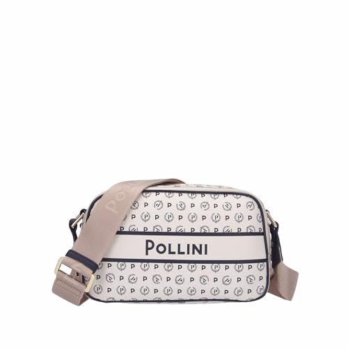 Sac bandoulière Pollini Heritage logo all-over chic au quotidien
