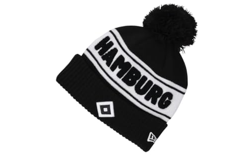 Bonnet tricot chaud HSV Felton avec pompon pour homme et femme protection tête