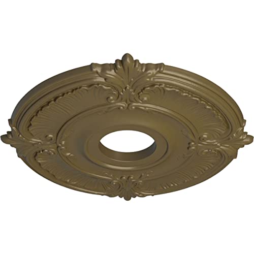 Image of Ekena Millwork CM18ATMMF - Attica - Ceiling Medallion, Mississippi Mud