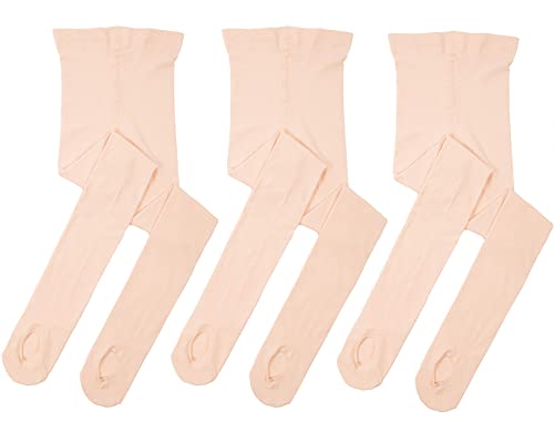 MdnMd 3 Pack Women Ballet Dance Tights Footless Convertible Ultra Soft Ballet Legging Stocking...