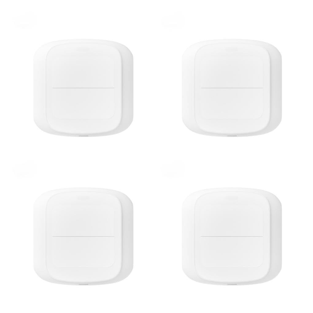 IOIUSKKU IOIUSKKU 4 Satz von Zigbee Wireless Schalter – Smart Home Automation mit Druckknopf, tragbarer Schalter, Druckknopf Szenenschalter, Push Tuya Smart WiFi, W lan 4Satz