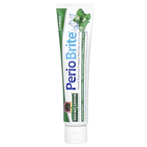 Nature's - Answer Perio Brite Toothpaste 113.4g - Natural Oral Care - Refreshing Mint - for Healthy Teeth and Gums