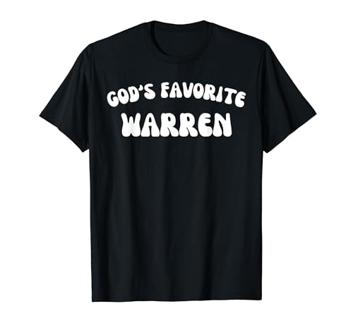 God's Favorite Warren – lustig, christlich, religiös T-Shirt
