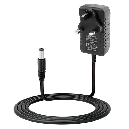 DC 5V 2A Power Supply Adapter Universal AC 100-240V 50 60Hz to DC 5V Switching Converter Plug 5.5mm x 2.5mm for LED Strip Lights, CCTV Cameras, Routers, Speakers, Small Electronics 1M Cable(2A, 10W)