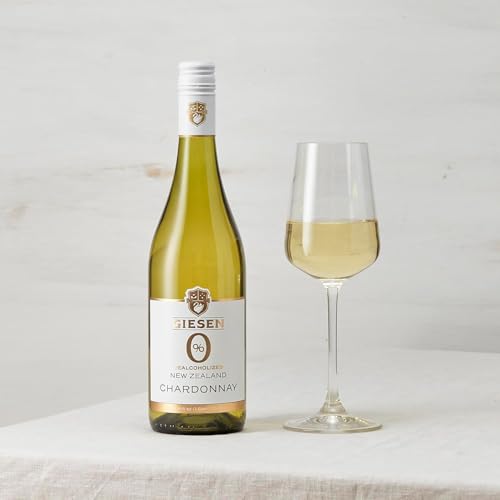 Image of Giesen Dealcoholized Chardonnay, Non-Alcoholic White Wine, Fresh Citrus, Luscious Smooth Texture and cedar oak finish, New Zealand, 750ml (2, 2 Pack)