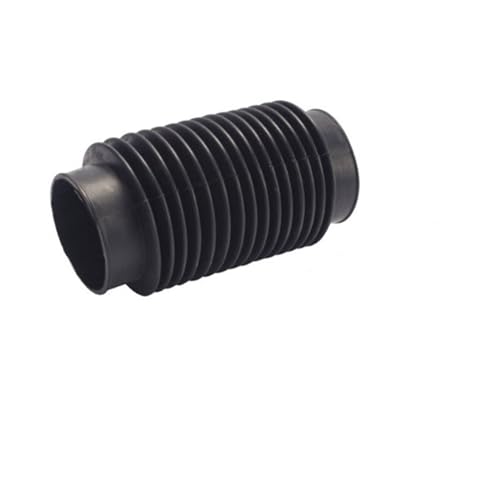 flexiable rubber Machinery Black Rubber Flexibility Corrugated Sleeve Bellows 1PC 30mm 40mm 50mm 60mm 70mm 80mm Inner Diameter drain elastic (Size : 80mm ID)