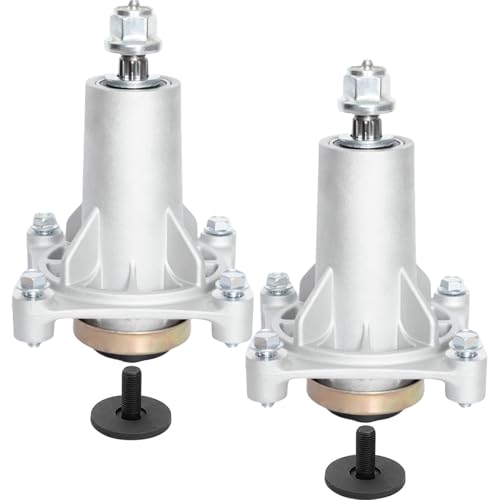 187292 192870 187281 532192870 532187281 532187292 587819701 587820301 Spindle Assembly Fit Hus qvarna 42" 46" 48" 54" Mower Deck, YTH22V46 YTH24V48 Spindle Mandrel Assembly,2 Pack