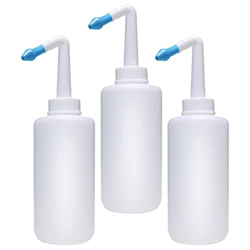 Irrigation nasale POPETPOP kit de 3 flacons de rinçage pour le nettoyage du nez au quotidien