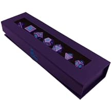 Ultra PRO - 7 RPG Underdark Dice Set for Phandelver and Below The Shattered Obelisk for Dungeons & Dragons, Polyhedral Dice for DND RPG MTG Games, Game Dice for Table Games