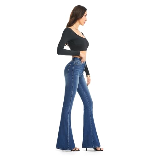 Flying Banana Women'S Totally Shaping Curvy Strtchy Bootcut Flare Denin Jeans thumb #3