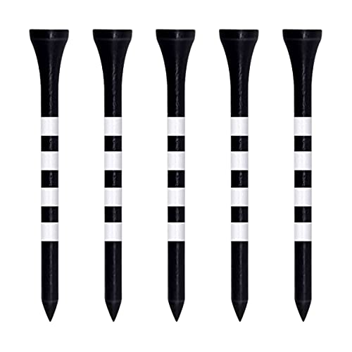 100-Count Bamboo Wood Tees in 4 Sizes: 3-1/4", 2-3/4", 2-1/8" and 1-1/2" by Zivisk