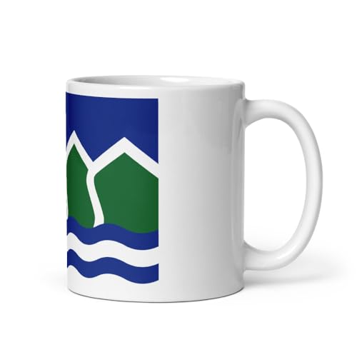 Flag of North Vancouver BC District Municipality Coffee Cup