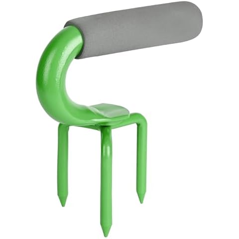 Qsxou Earth Tiller，Pot Tiller，Loosen The Claws，Hand Tiller Claw Cultivator,Loosen The Gripper manually,Garden Weeder Tool for Vegetable Gardening Planting (Green) Cover