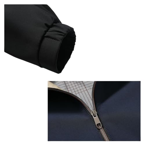 aviation men's standing collar zipper casual jacket Light Golf Jackets Lightweight Softshell Spring Fall Windproof Coat4