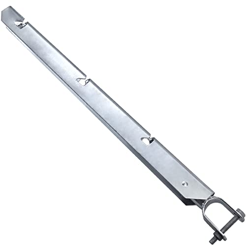 Yxjsto Barbwire Arm Extensions For Chain Link Fence, Barbed Wire Extend Arm For 1-3/8" To 1-5/8" Top Rail, Galvanized Steel Fence Extension,9Pcs #TOP2