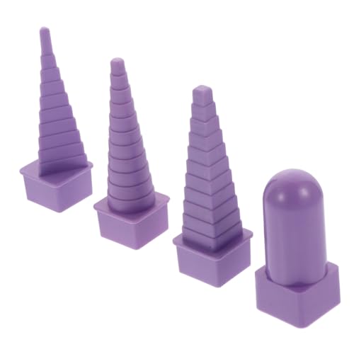 ERINGOGO Enhance Your Jewelry Making 4pcs Plastic Mandrel Wire Quick Coil Winding Rod Wrapping Wire Tools for DIY Craft Random Color