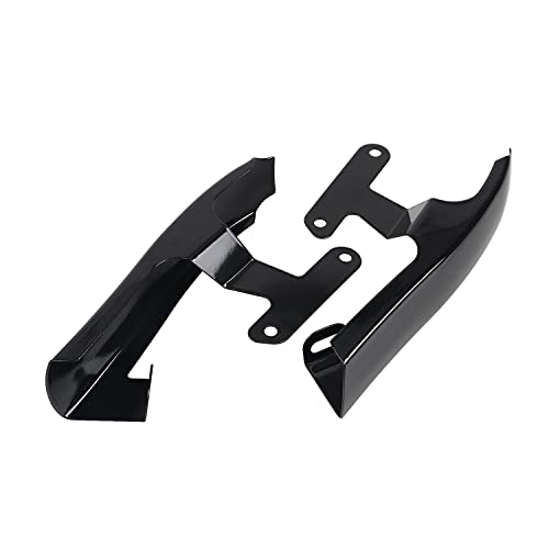 Paneles rellenos para alforjas de guardabarros metálicos para Harley Electra Glide Classic FLHTC 2009-2013, Gloss Black miniatura 3