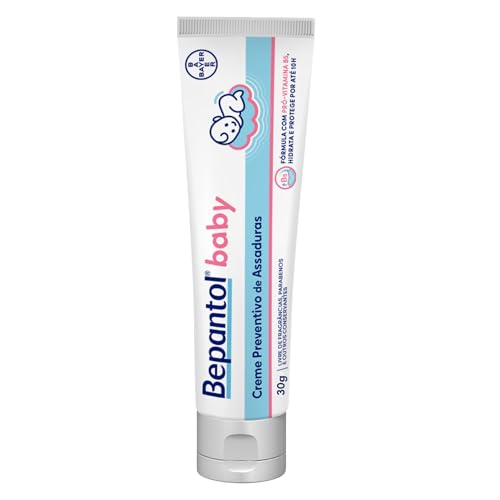 Bepantol Baby Pomada Assadura Bebe, Creme Preventivo de Assaduras, Hipoalergênica, 30g