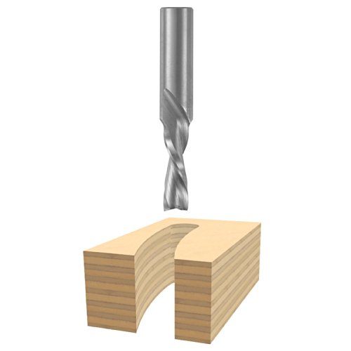 Bosch 85906M 1/2 in. x 1-1/4 in. Solid Carbide 2-Flute Downcut Spiral Bit - image 1