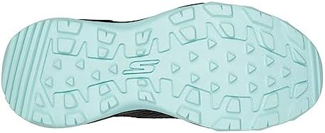 Skechers Women's GO Run Trail Altitude Sneaker, Black/Aqua, 7.5 | Image 4