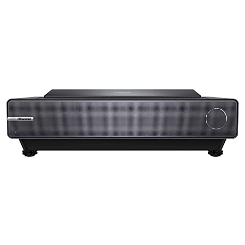 Hisense PX1-Pro 90-130 Zoll Trichroma Laser Projektor, 4K Laser Cinema, UHD, HDR, RGB Laser Technologie, Smart OS, HDMI 2.1., Dolby Atmos, Android Q – ohne Leinwand