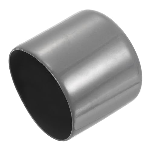 Image of uxcell 4pcs Rubber End Caps 46mm ID Vinyl Round End Cap Cover Screw Thread Protectors Dark Grey, 40mm Height