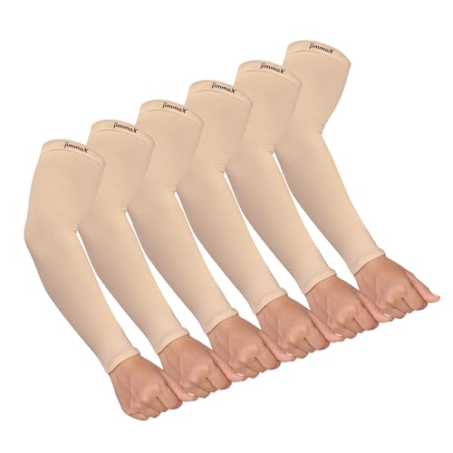 Image of Arm Sleeves for Men & Women, Sun Protection & UV Compression Hand Sleeves for Cycling, Running, Outdoor Sports & Activities, Hand Cover for Bike Riding