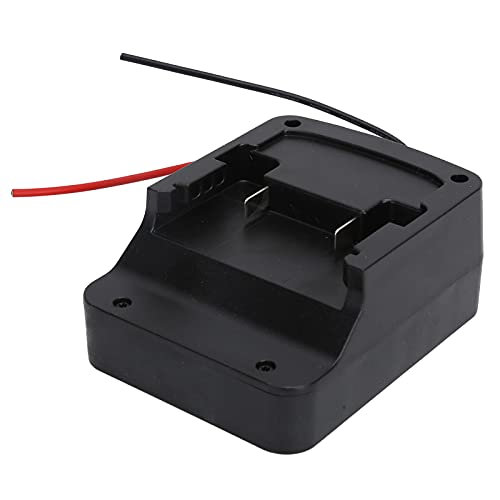 Adaptateur de batterie 18V connecteur d'alimentation de quai pour roue motorisée noir