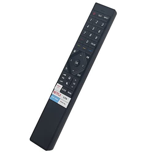 Ersatz-Fernbedienung Passend für Hisense 4K Ultra HD HDR Smart ULED TV 50U7QFTUK 55U7QFTUK 65U7QFTUK IR Ersatz der Fernbedienung No Voice ERF3B72H