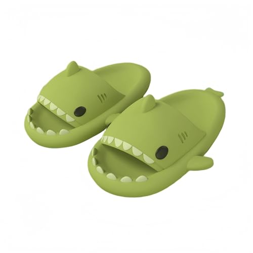 Shark Slippers for Women and Men Ultra Comfort Non-Slip Shower Sandals Indoor and Outdoor Use Quick Drying Pool Party Home Dorm Open Toe Slides with Cushioned Thick Sole