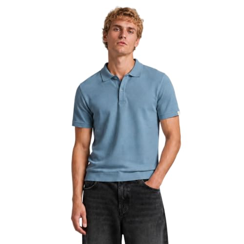 Image of WROGN Men's Cotton Blend Polo T-Shirt | Solid | Regular Fit