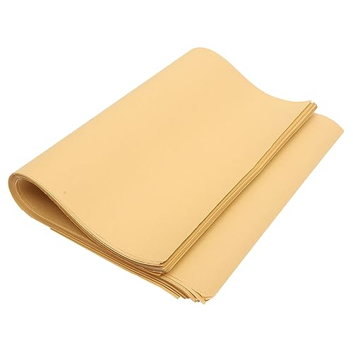 GRIRIW 100pcs Compact Bread Paper Sandwich Wrapping Paper Sheets Greaseproof for Hamburgers Oil-resistant 39x54cm