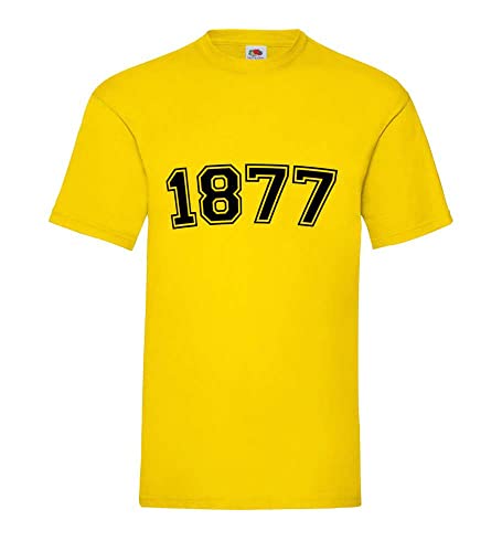 T-shirt homme jaune XXXL grand confort vêtement été modèle 1877 en coton