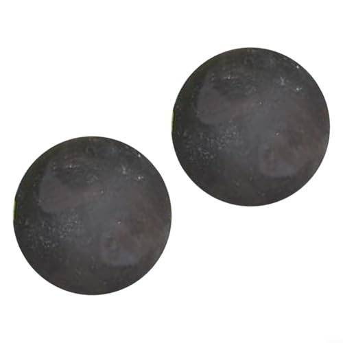 Eleganti pietre rotonde decorative, 2 pezzi, progettate per trattenere il calore in modo sicuro dopo l'uso (12,7 cm)