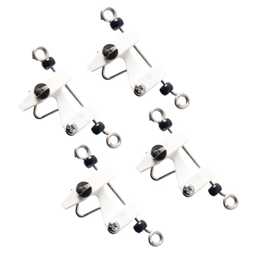 GRABAGECAN 4Pcs Downrigger Release Clip Adjustable Tension for Outriggers Downriggers Adjustable Heavy Tension Release Clip