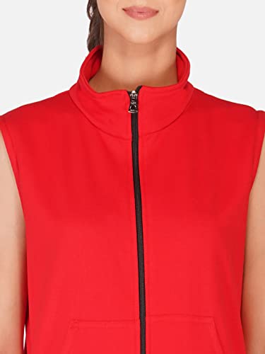 Image of UZARUS Women's Half Sleeves Cotton Fleece Premium Jacket